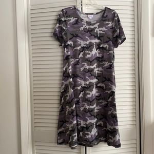 LulaRoe Jessie dress with pockets   Size large, excellent condition